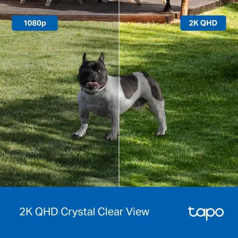 Tapo C425 V1.6 - Síťová bezpečnostní kamera - interiérový, venkovní - odolný proti prachu/počasí - barevný (Den a noc) - 4 MP - 2560 x 1440 - 2K - pevné ohnisko - audio - bezdrátový - Wi-Fi - 2.4GHz radio - H.264 (balení 4)