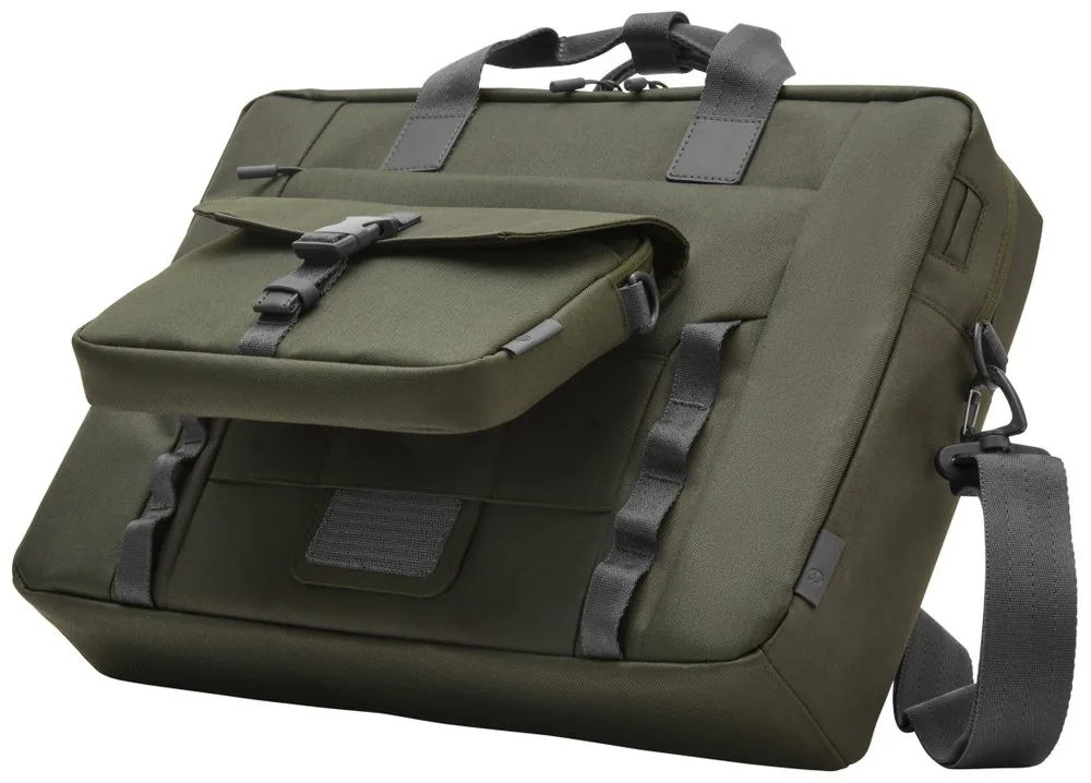 HP - Brašna na notebook - modular - 15.6" - šedá, zelená