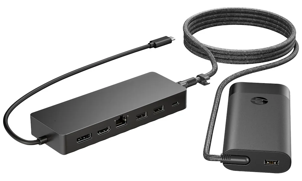 HP Universal - Dokovací stanice - USB-C - HDMI, DP - s Nabíječka notebooku - Evropa