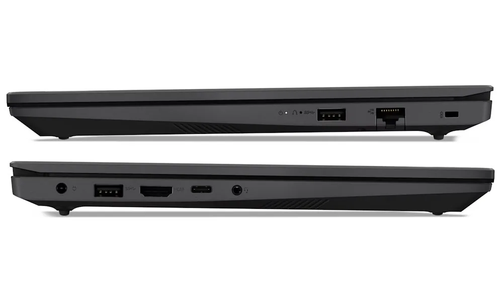 Lenovo V14 G4 AMN 82YT - Provedění závěsu 180 stupňů - AMD Ryzen 5 - 7520U / až 4.3 GHz - Win 11 Pro - Radeon 610M - 8 GB RAM - 512 GB SSD NVMe - 14" TN 1920 x 1080 (Full HD) - Gigabit Ethernet - Wi-Fi 5 - obchodní čerň - kbd: česká/slovenská