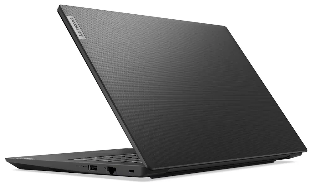 Lenovo V14 G4 AMN 82YT - Provedění závěsu 180 stupňů - AMD Ryzen 5 - 7520U / až 4.3 GHz - Win 11 Pro - Radeon 610M - 8 GB RAM - 512 GB SSD NVMe - 14" TN 1920 x 1080 (Full HD) - Gigabit Ethernet - Wi-Fi 5 - obchodní čerň - kbd: česká/slovenská
