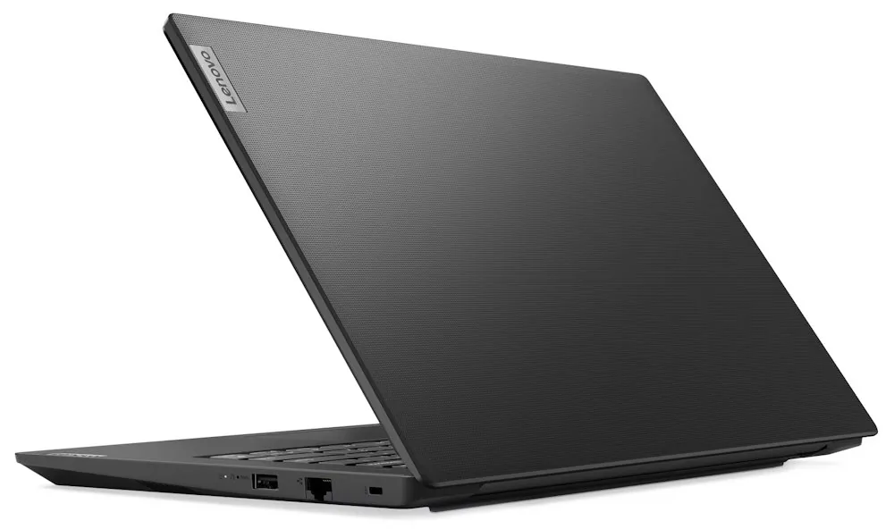 Lenovo V14 G4 AMN 82YT - Provedění závěsu 180 stupňů - AMD Ryzen 5 - 7520U / až 4.3 GHz - Win 11 Pro - Radeon 610M - 8 GB RAM - 512 GB SSD NVMe - 14" TN 1920 x 1080 (Full HD) - Gigabit Ethernet - Wi-Fi 5 - obchodní čerň - kbd: česká/slovenská