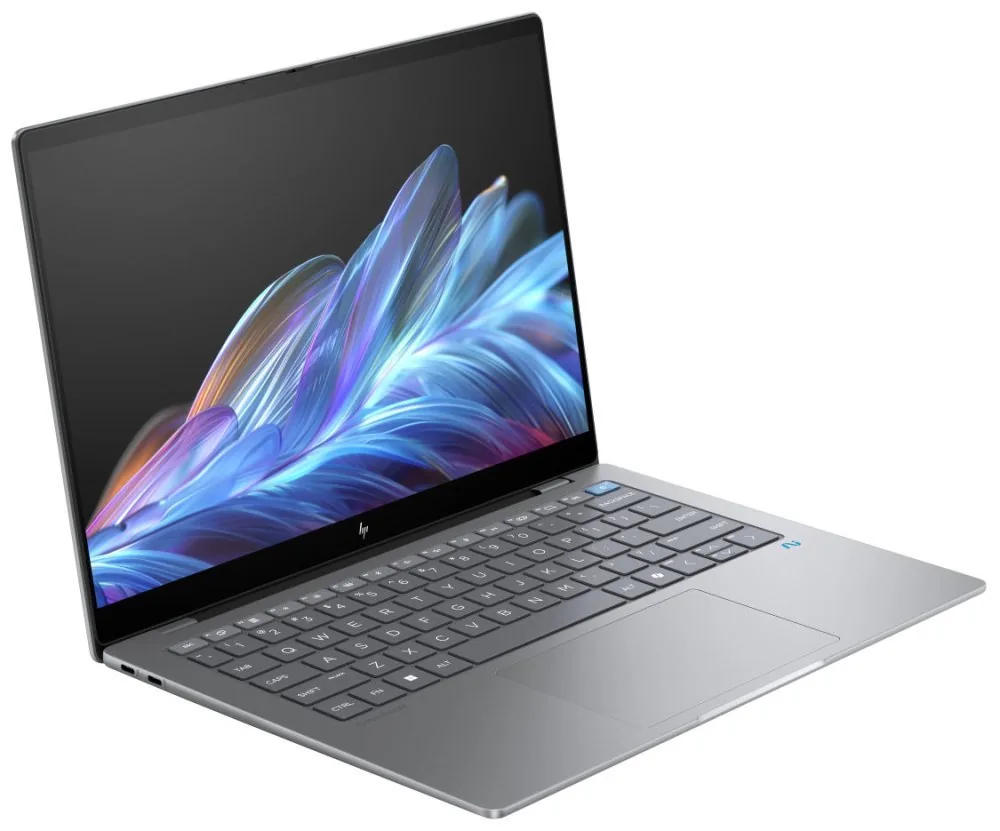 HP OmniBook X 14-fe0010nc X1E-78-100 16GB DDR5 512GB SSD Qualcomm Adreno 14"2,2K,touch W11H stříbrný