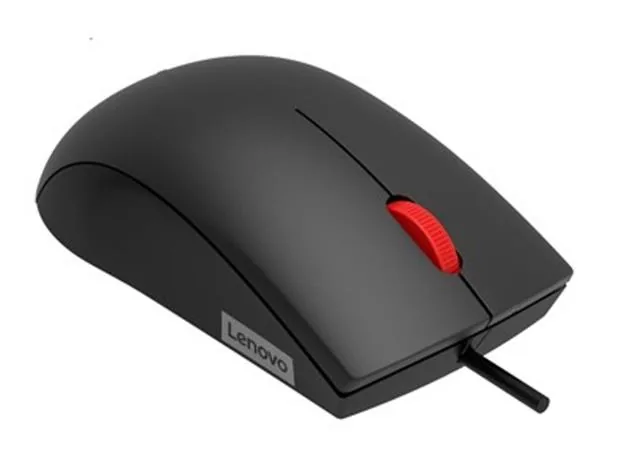 Lenovo 120/Kancelářská/Optická/1 600 DPI/Drátové USB-A/Černá