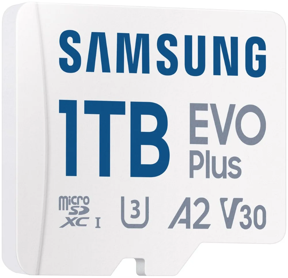 Samsung EVO Plus/micro SDXC/1TB/UHS-I U3 / Class 10/+ Adaptér/Bílá