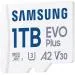 Samsung EVO Plus/micro SDXC/1TB/UHS-I U3 / Class 10/+ Adaptér/Bílá
