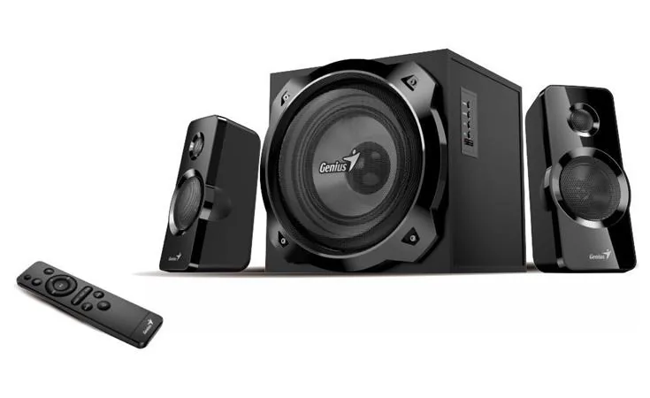 Genius reproduktory SW-2.1 1850BT, 2.1, 50W, černé, RCA vstup, Bluetooth 5.3