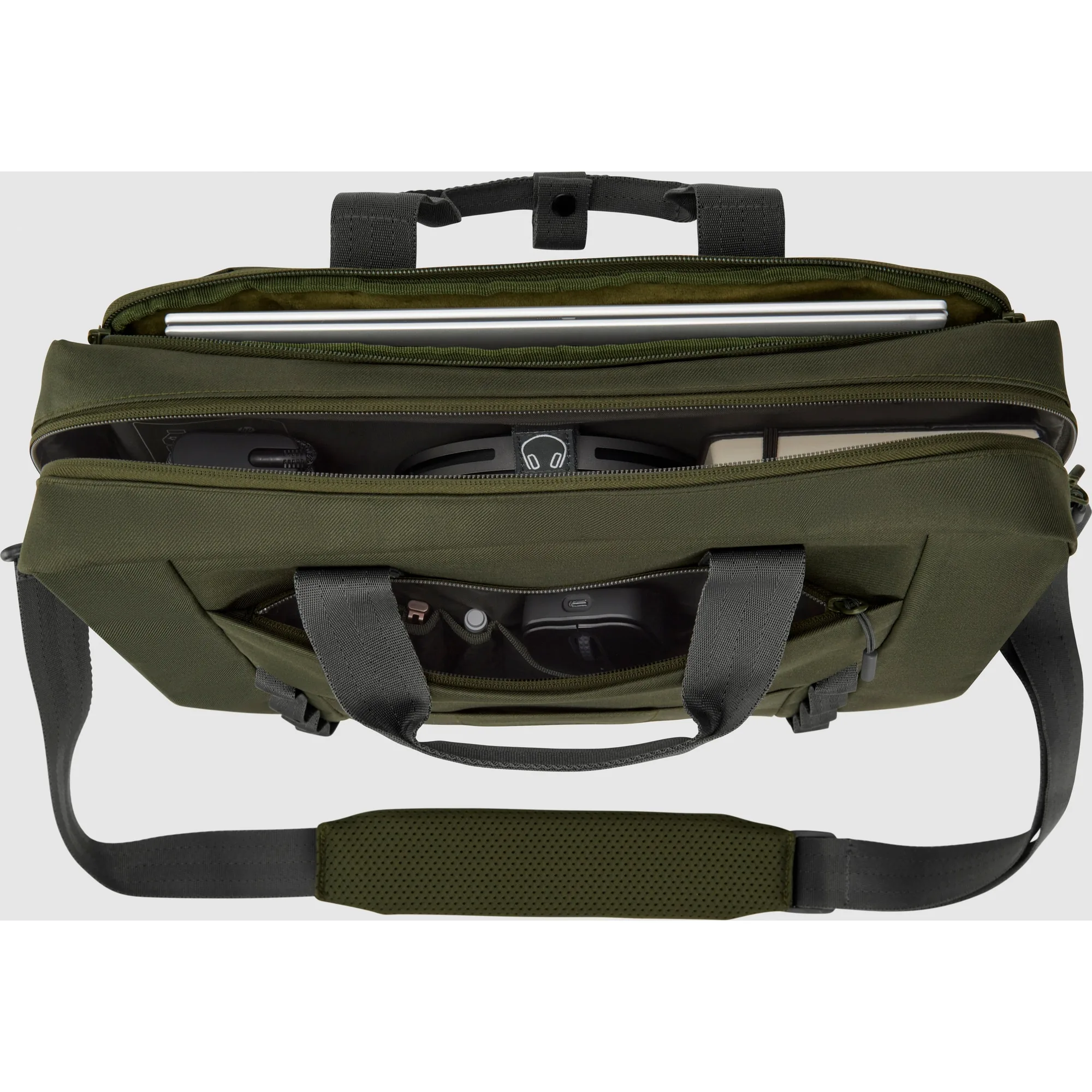 Taška na notebook 15,6", HP 15,6" Modular Laptop, zelená z polyester, HP