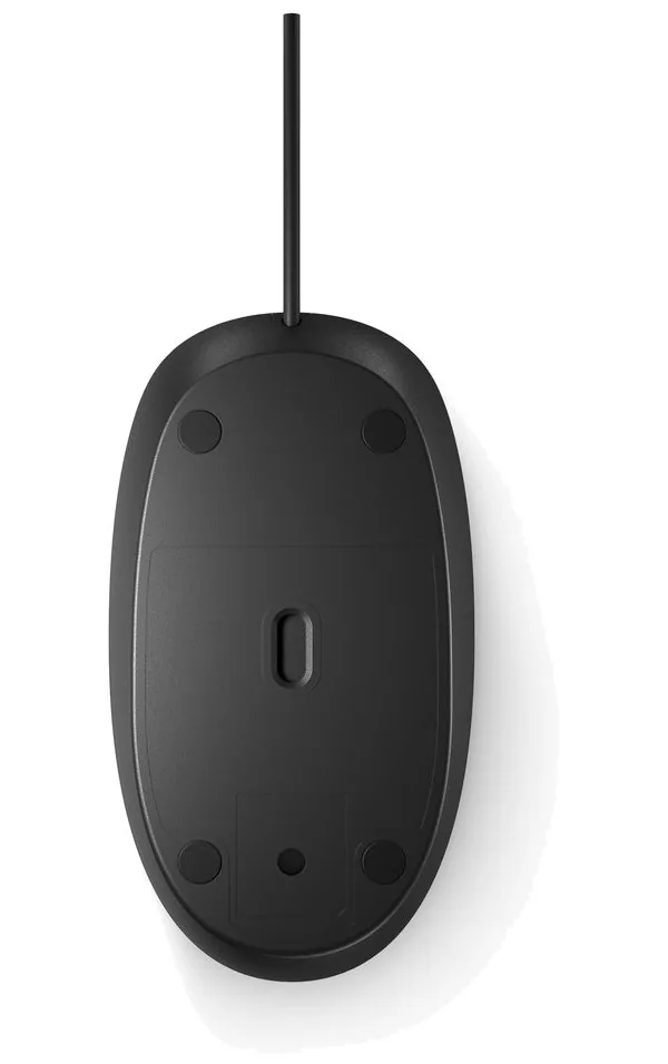 HP 125 - Myš - kabelové - USB - černá - Smart Buy