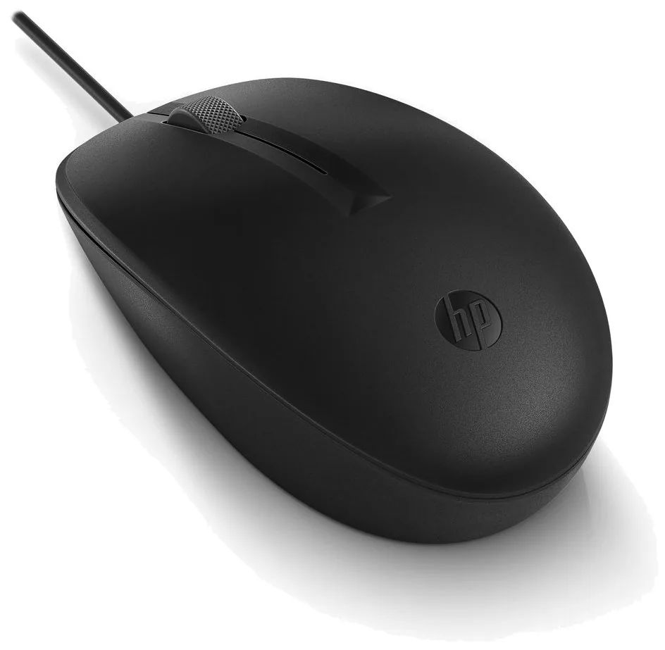 HP 125 - Myš - kabelové - USB - černá - Smart Buy