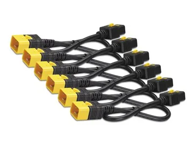 APC Power Cord Kit - Elektrický kabel - IEC 60320 C19 do IEC 60320 C20 - 16 A - 61 cm - cervená (balení 6) - pro P/N: SMT2200I-AR, SMT2200R2I-AR, SMT3000I-AR, SMT3000R2I-AR, SMX3000HVTUS, SRT10RMXLIX806