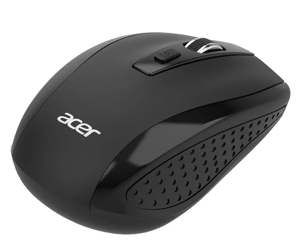 Acer MX202/Kancelářská/Optická/Pro praváky/1 600 DPI/Bezdrátová USB/Černá