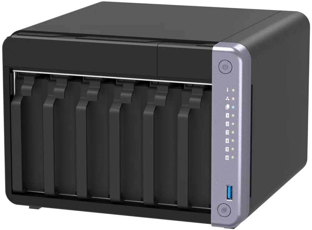 QNAP TS-632X-4G (4core 2GHz, 4GB RAM, 6x SATA, 1x PCIe slot, 2x 2,5GbE, 2x 10GbE SFP+, 2x USB 3.2)
