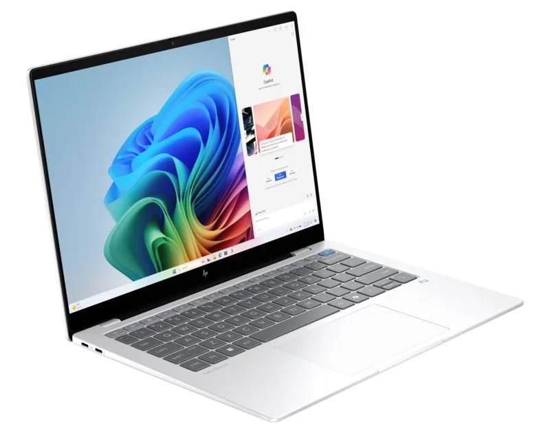 HP Omnibook X 14-fe1012nc SD-X1P-42-100 16GB DDR5 512GB SSD Qualcomm Adreno GPU 14"2,2K IPS W11H stříbrný