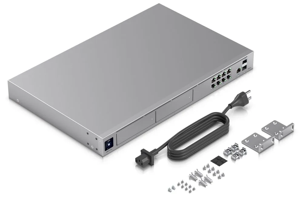 Ubiquiti UniFi Dream Machine Pro Max - Směrovač 8portový switch - 10GbE, 2.5GbE - porty WAN: 2