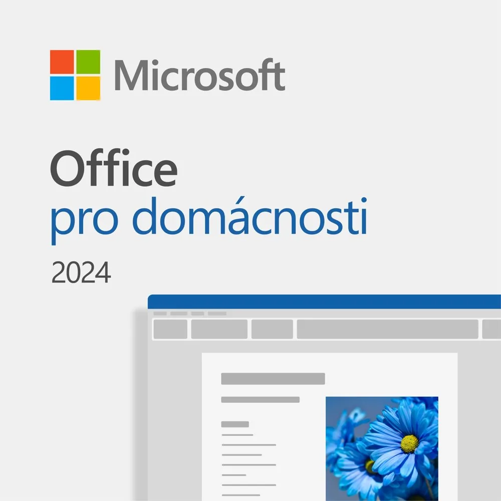 Microsoft Office Home 2024 - Licence - 1 PC/Mac - stažení - ESD - národní maloobchod - Win, Mac - všechny jazyky - Eurozóna