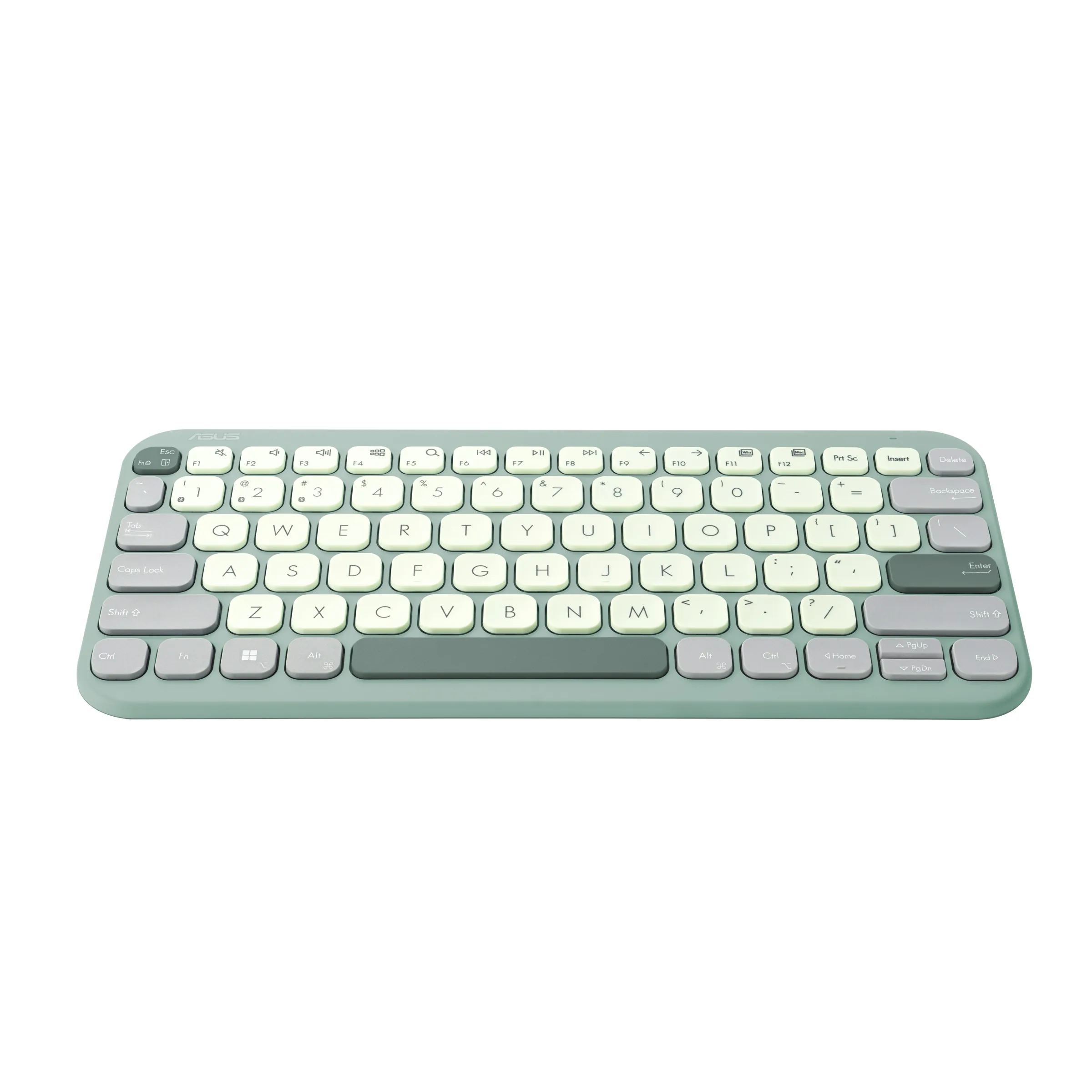 ASUS Marshmallow KW100 Copilot version - bezdrôtová klávesnica, Green Tea Latte, CZ SK