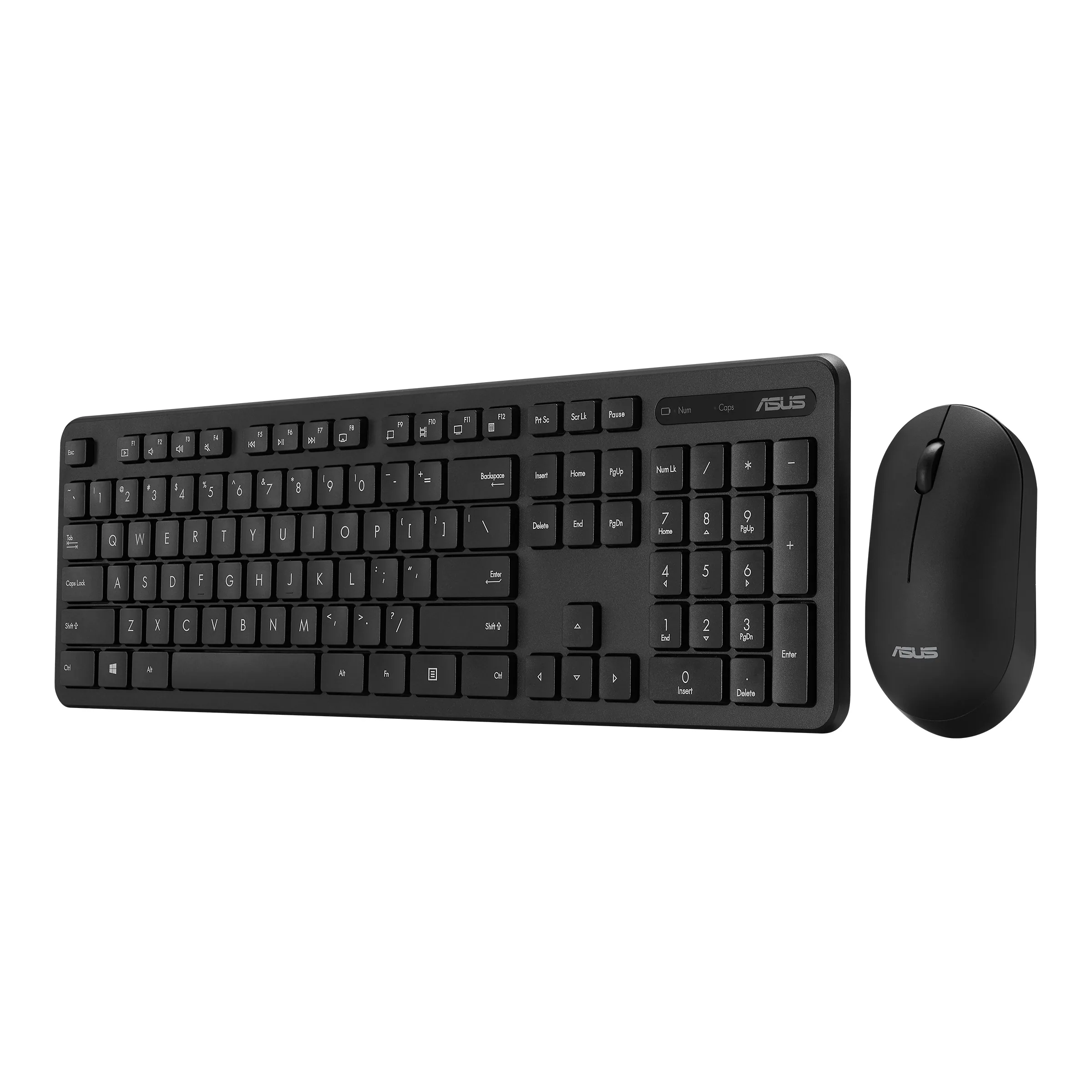 ASUS CW100 Copilot version - bezdrôtová klávesnica a myš, čierna, CZ SK