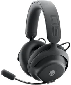 Alienware Pro Wireless Gaming Headset - Náhlavní souprava - plná velikost - Bluetooth / 2,4 GHz radiová frekvence - bezdrátový, kabelové - odstranění šumu - USB-C - Dark Side of the Moon