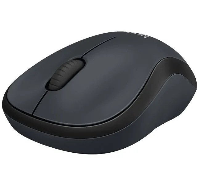 Logitech M220 Silent - Myš - optický - 3 tlačítka - bezdrátový - 2.4 GHz - bezdrátový přijímač USB - uhel