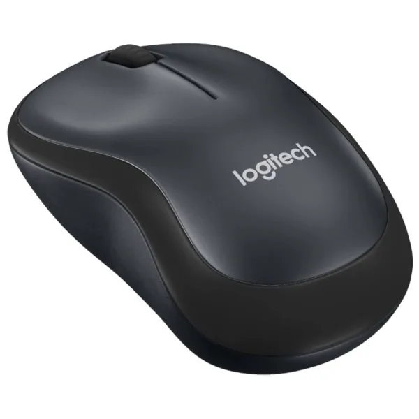 Logitech M220 Silent - Myš - optický - 3 tlačítka - bezdrátový - 2.4 GHz - bezdrátový přijímač USB - uhel