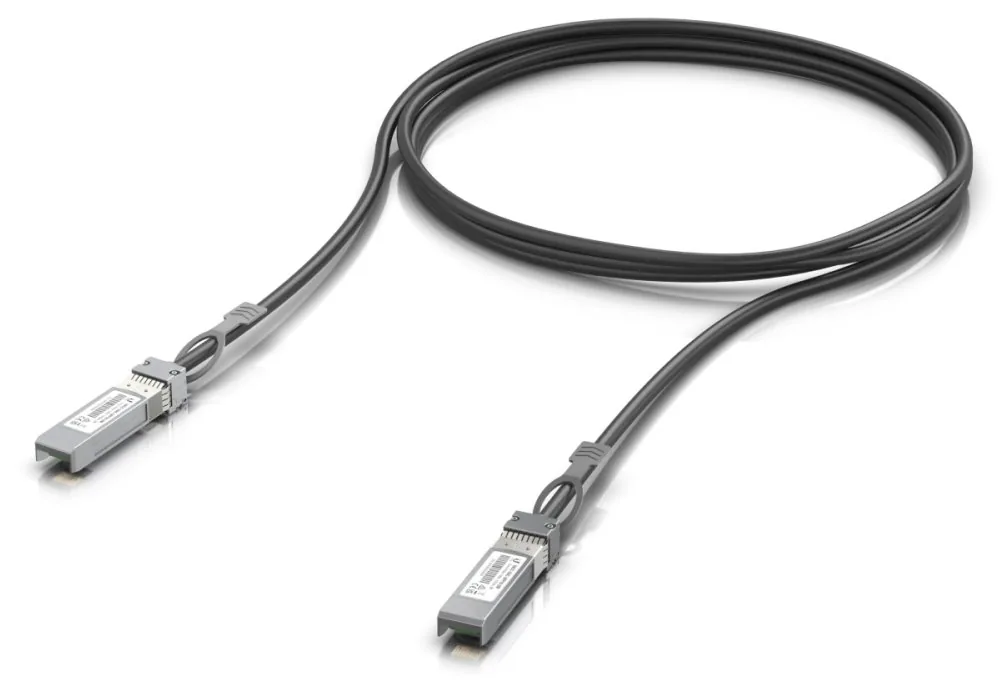 Ubiquiti - Kabel 10GBase pro přímé připojení - SFP+ do SFP+ - 3 m - 6 mm - pasivní - černá