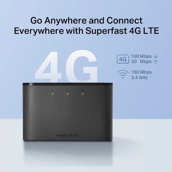 Mercusys MT110 V1 - Mobilní hotspot - 4G LTE - 150 Mbps - 802.11b/g/n