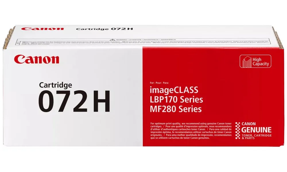 Canon 072 H - Vysoká kapacita - cerná - originální - pouzdro - kazeta s barvivem - pro i-SENSYS MF287dw