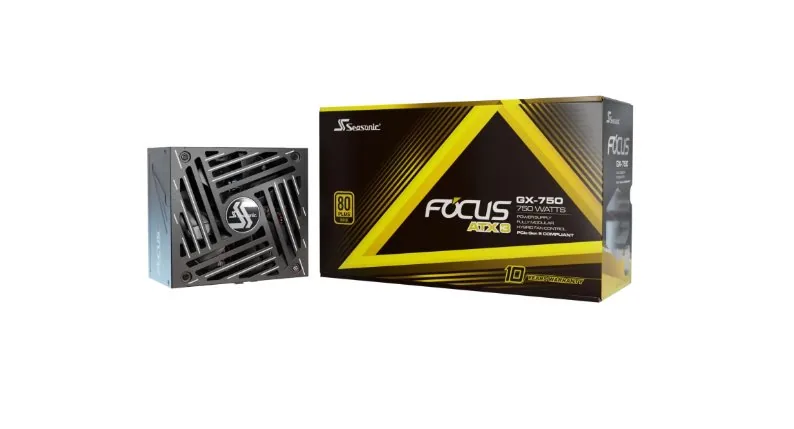Zdroj Seasonic FOCUS GX ATX 3.1 - 750W, 80+ Gold, modular
