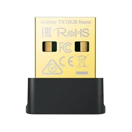TP-Link Archer TX10UB Nano V1 - Síťový adaptér - USB 2.0 - Wi-Fi 5, Wi-Fi 6, Bluetooth 5.3
