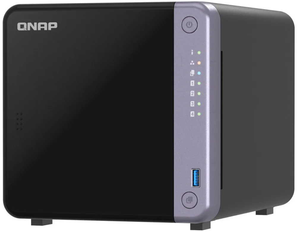 QNAP TS-432X-4G (4core 2GHz, 4GB RAM, 4x SATA, 1x PCIe slot, 2x 2,5GbE, 1x 10GbE SFP+, 2x USB 3.2)