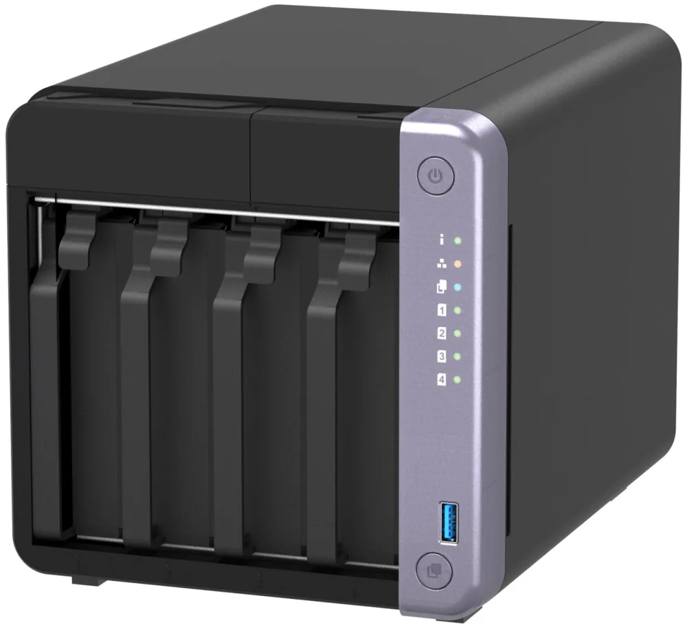 QNAP TS-432X-4G (4core 2GHz, 4GB RAM, 4x SATA, 1x PCIe slot, 2x 2,5GbE, 1x 10GbE SFP+, 2x USB 3.2)