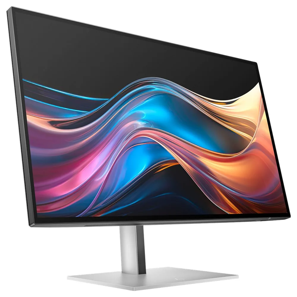HP 727pq - Series 7 Pro - LED monitor - 27" - 2560 x 1440 QHD @ 120 Hz - IPS Black - 400 cd/m? - 2000:1 - DisplayHDR 400 - 5 ms - HDMI, DisplayPort - černá, stříbrná