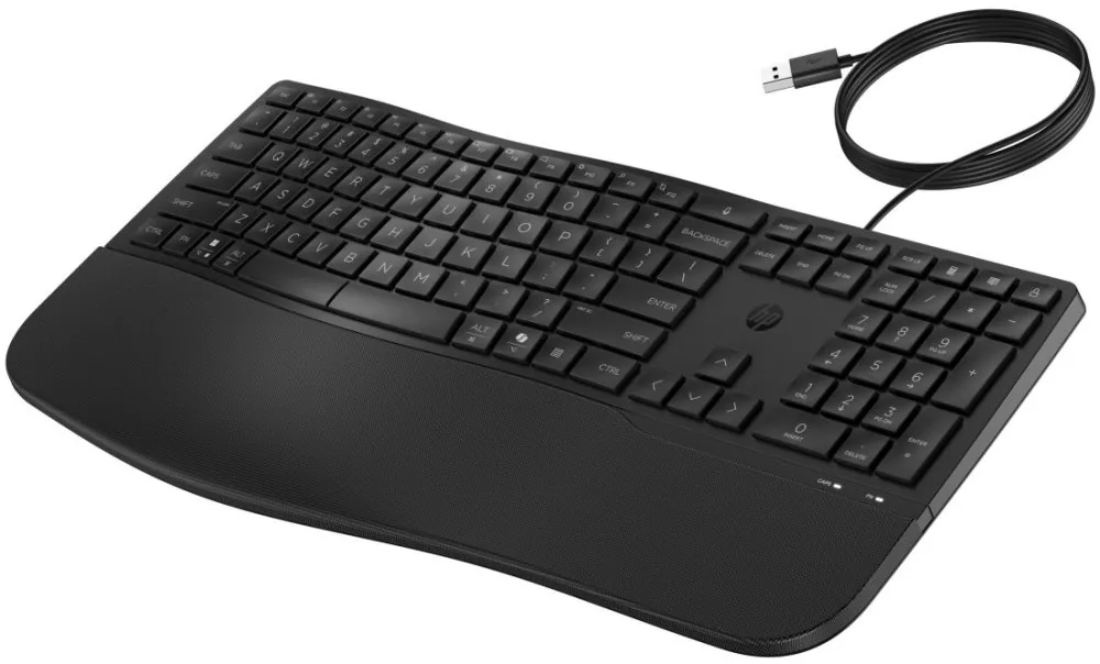 HP 485 Comfort - Klávesnice - více zařízení, 23 programovatelných kláves, rozložení ve 3 zónách - full size - USB - česká/slovenská - černá