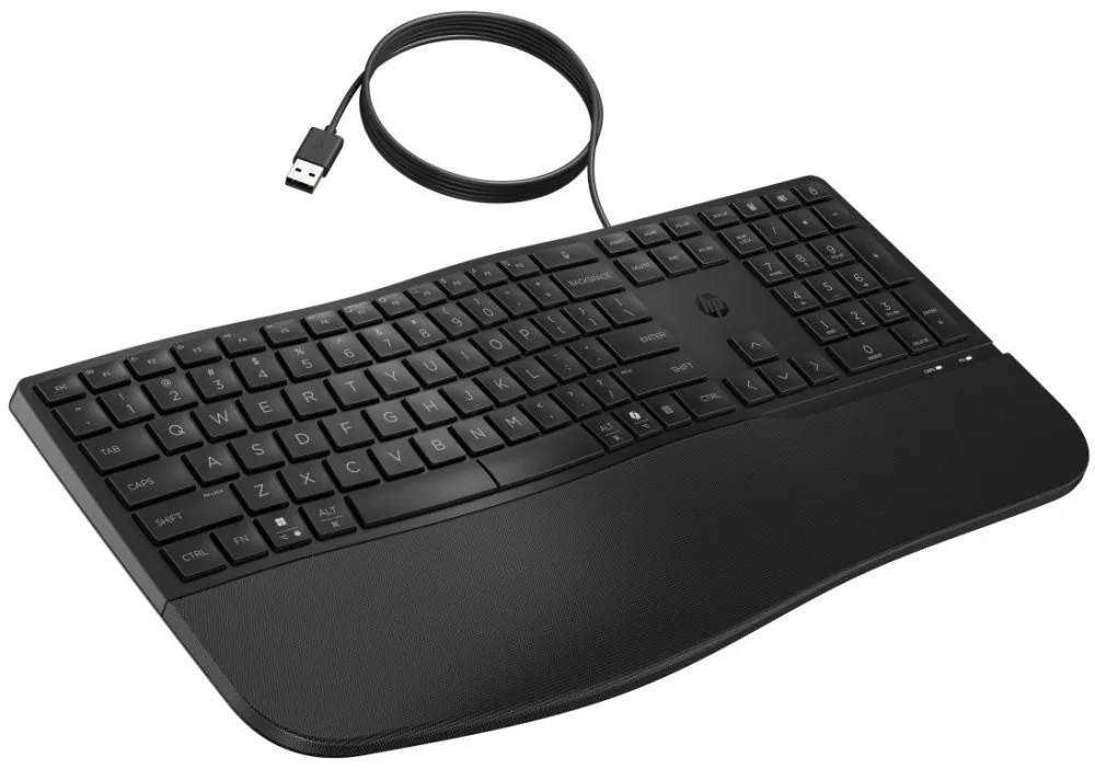 HP 485 Comfort - Klávesnice - více zařízení, 23 programovatelných kláves, rozložení ve 3 zónách - full size - USB - česká/slovenská - černá