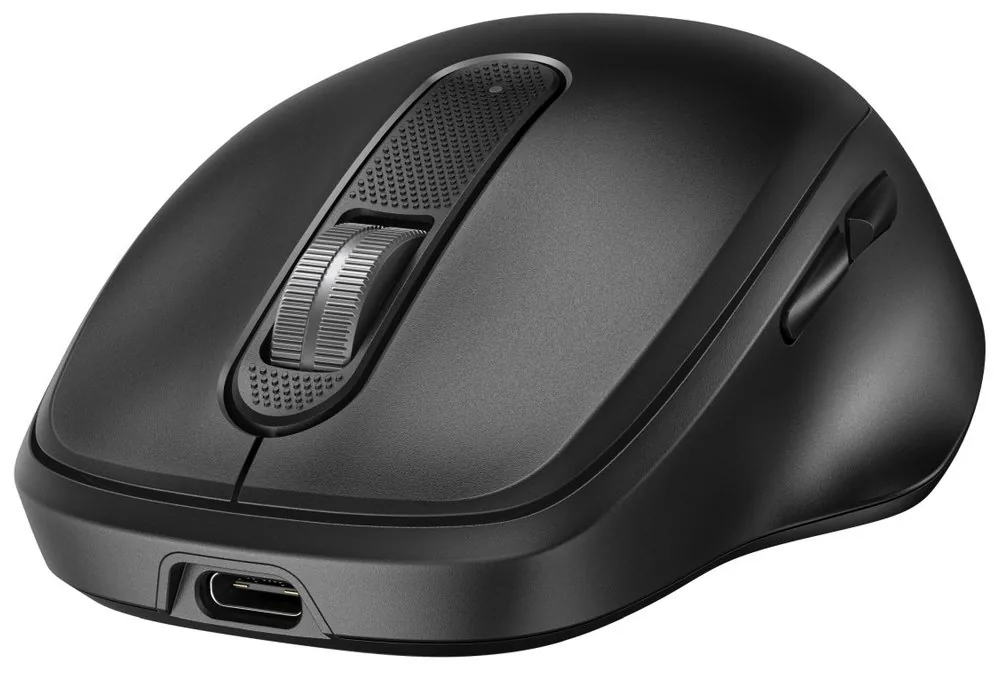 HP 515 - Myš - plné velikosti, ultra rychlé nabíjení - 5 tlačítka - bezdrátový - 2.4 GHz - bezdrátový přijímač USB - černá