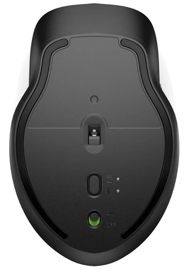 HP 435 - Myš - ergonomický - více zařízeních - 5 tlačítka - bezdrátový - 2.4 GHz, Bluetooth 5.2 - Bluetooth USB adaptér