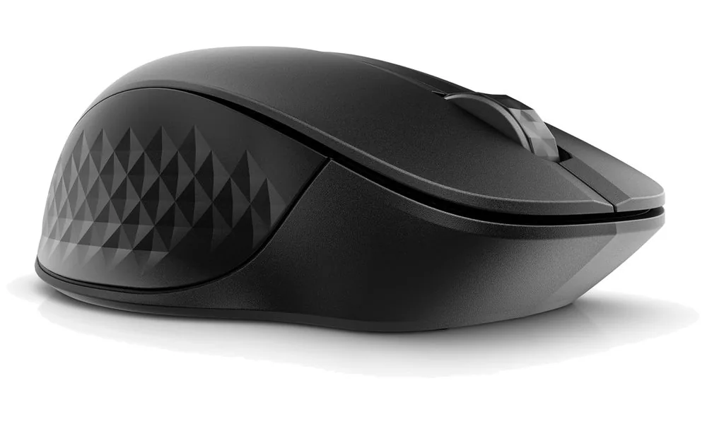 HP 435 - Myš - ergonomický - více zařízeních - 5 tlačítka - bezdrátový - 2.4 GHz, Bluetooth 5.2 - Bluetooth USB adaptér