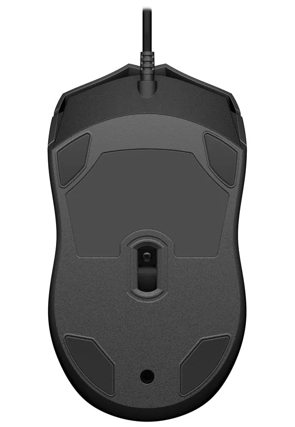 HP 105 - Myš - pravák a levák - optický - 3 tlačítka - kabelové - USB-A - černá - Smart Buy