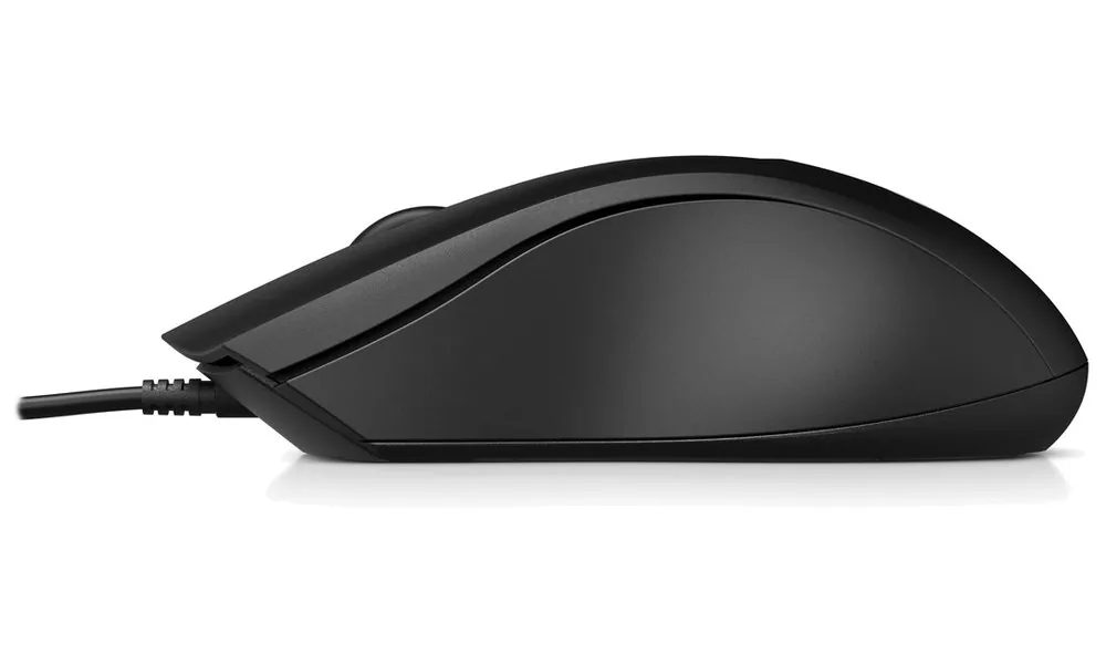 HP 105 - Myš - pravák a levák - optický - 3 tlačítka - kabelové - USB-A - černá - Smart Buy