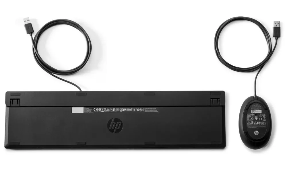 HP Desktop 320MK - Sada klávesnice a myši - full size - USB - česká/slovenská - černá