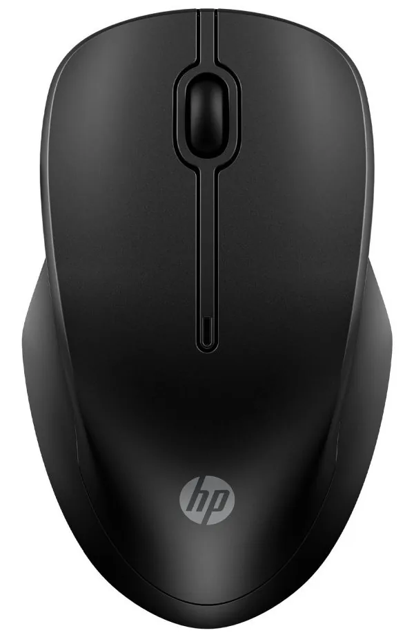 HP 255 - Myš - 3 tlačítka - bezdrátový - 2.4 GHz, Bluetooth - bezdrátový přijímač USB - černá