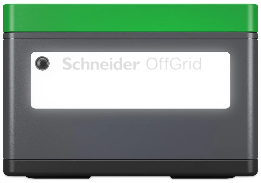 Schneider OffGrid 330 - Přenosná napájecí stanice - LCD, lithium-ion, 2 zásuvky CEE 7/3 schuko, sinusový, 3 USB-A, 1 USB-C, bezdrátová nabíječka - AC 230 V - 330 watt - lithium-iontová - 332 Wh - výstupní konektory: 2 - černá, zelená
