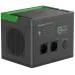 Schneider OffGrid 730 - Přenosná napájecí stanice - LCD, lithium-ion, 2 zásuvky CEE 7/3 schuko, sinusový, 3 USB-A, 1 USB-C, bezdrátová nabíječka - AC 195 - 265 / DC 12 -30 V - 700 watt - lithium-iontová - 738 Wh - výstupní konektory: 2 - černá, zelená
