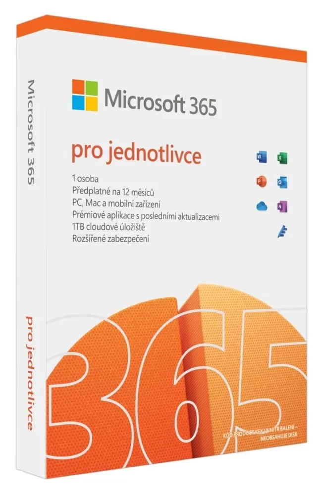 Microsoft 365 Personal FY25H2 Mac/Win, 1rok, CZ