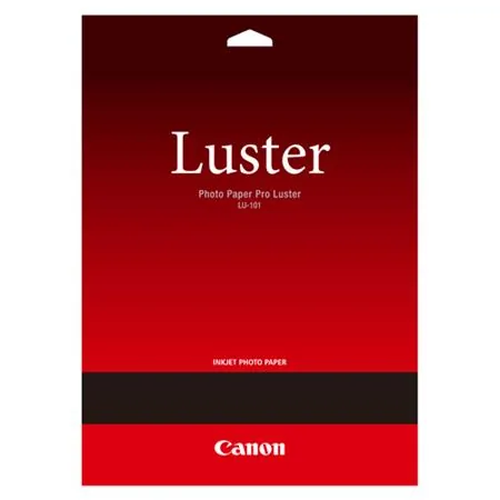 Canon Photo Paper Pro Luster LU-101 - Třpytivý - 260 mikronů - A4 (210 x 297 mm) - 260 g/m? - 20 listy fotografický papír - pro PIXMA PRO-1, PRO-10, PRO-100, TS7450i