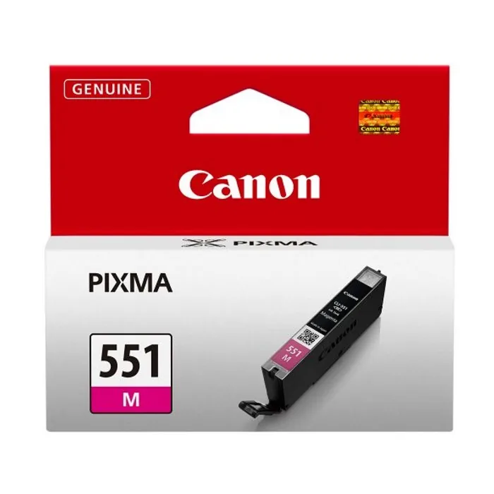 Canon CLI-551M - 7 ml - purpurová - originální - inkoustový zásobník - pro PIXMA iP8750, iX6850, MG5550, MG5650, MG5655, MG6450, MG6650, MG7150, MG7550, MX725, MX925