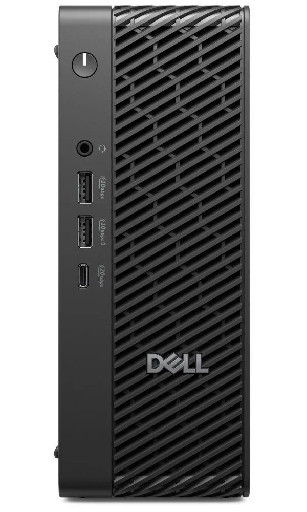 Dell Pro Max Micro FCM2250 - AI PC - mikro Core Ultra 7 265 / až 5.3 GHz - vPro - RAM 16 GB - SSD 1 TB - SED, NVMe, TLC - RTX A1000 - Gigabit Ethernet, Bluetooth, IEEE 802.11ax (Wi-Fi 6), IEEE 802.11be (Wi-Fi 7) - Win 11 Pro - monitor: žádný - černá - s 3