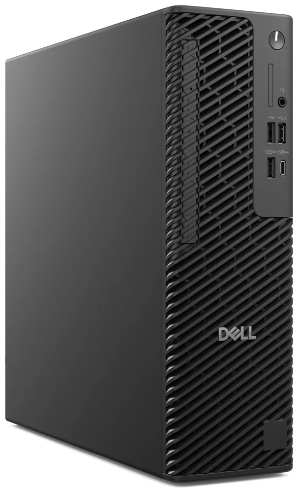 Dell Pro Max Slim FCS1250 - AI PC - štíhlý desktop Core Ultra 7 265 / až 5.3 GHz - vPro - RAM 32 GB - SSD 1 TB - SED, NVMe, TLC, Class 40 - RTX A1000 - Gigabit Ethernet - Win 11 Pro - monitor: žádný - černá - s 3 roky ProSupport