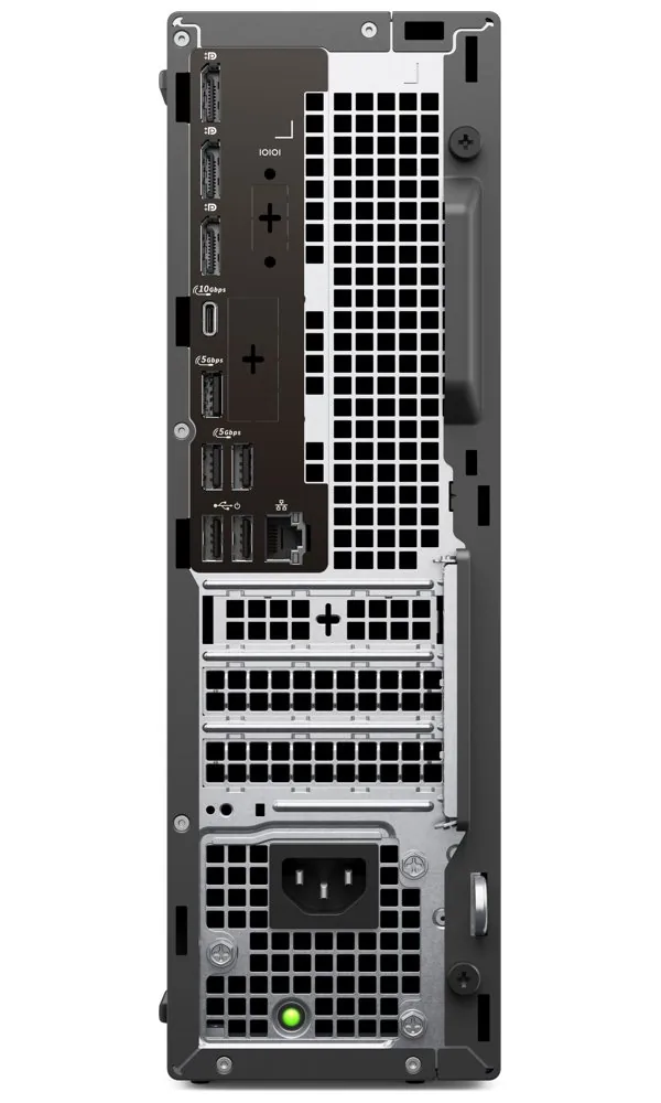 Dell Pro Max Slim FCS1250 - AI PC - štíhlý desktop Core Ultra 7 265 / až 5.3 GHz - vPro - RAM 32 GB - SSD 1 TB - SED, NVMe, TLC, Class 40 - RTX A1000 - Gigabit Ethernet - Win 11 Pro - monitor: žádný - černá - s 3 roky ProSupport